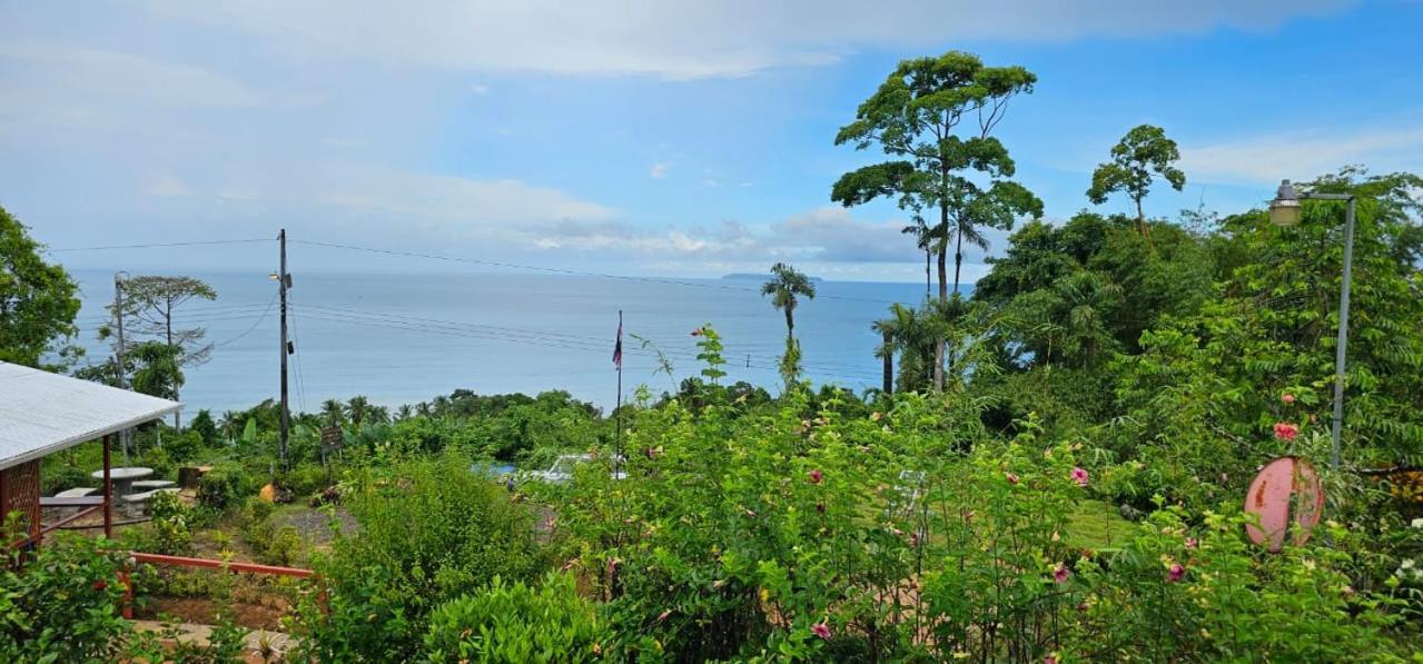 Cabinas Vista Isla Del Cano Corcovado Drakes Bay Exteriör bild