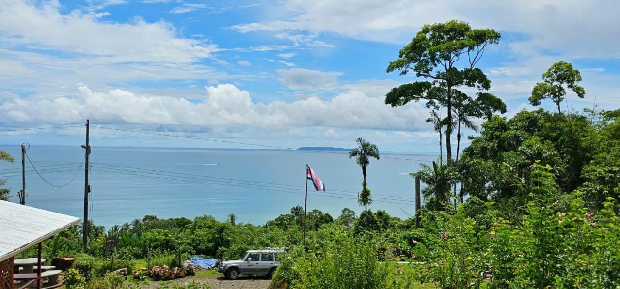 Cabinas Vista Isla Del Cano Corcovado Drakes Bay Exteriör bild